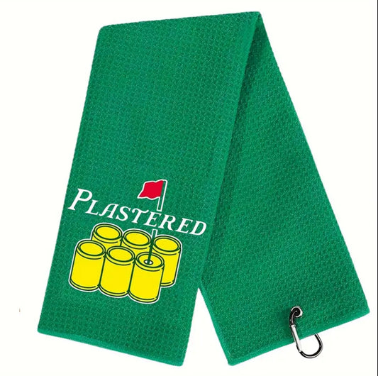 Plastered Golf Towel